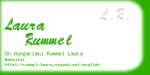 laura rummel business card